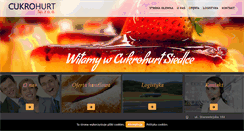 Desktop Screenshot of cukrohurt.pl